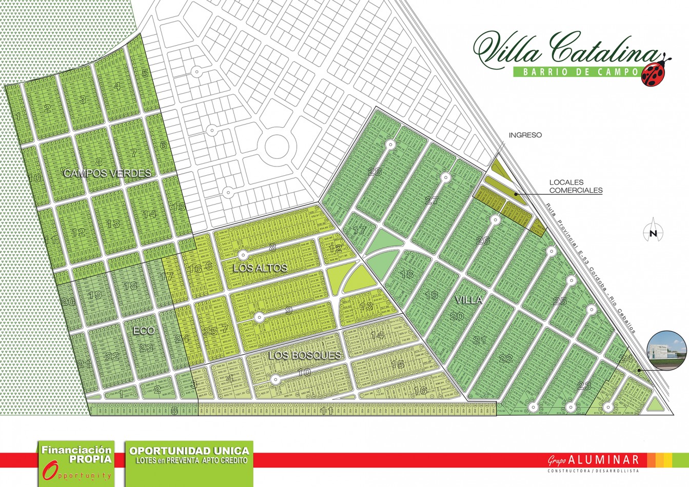 LOTE EN VENTA BARRIO VILLA CATALINA - 400M² - OPORTUNIDAD DE INVERSION
