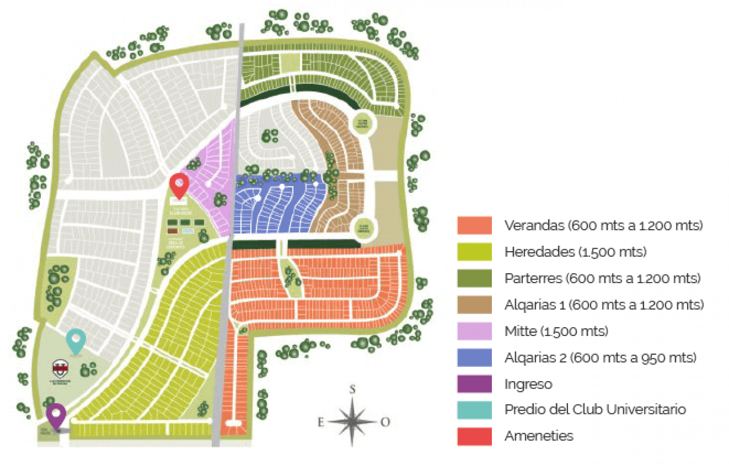 EXCLUSIVO LOTE EN BARRIO SIETE SOLES - 900M2 - SEGURIDAD 24HS - AMENITIES