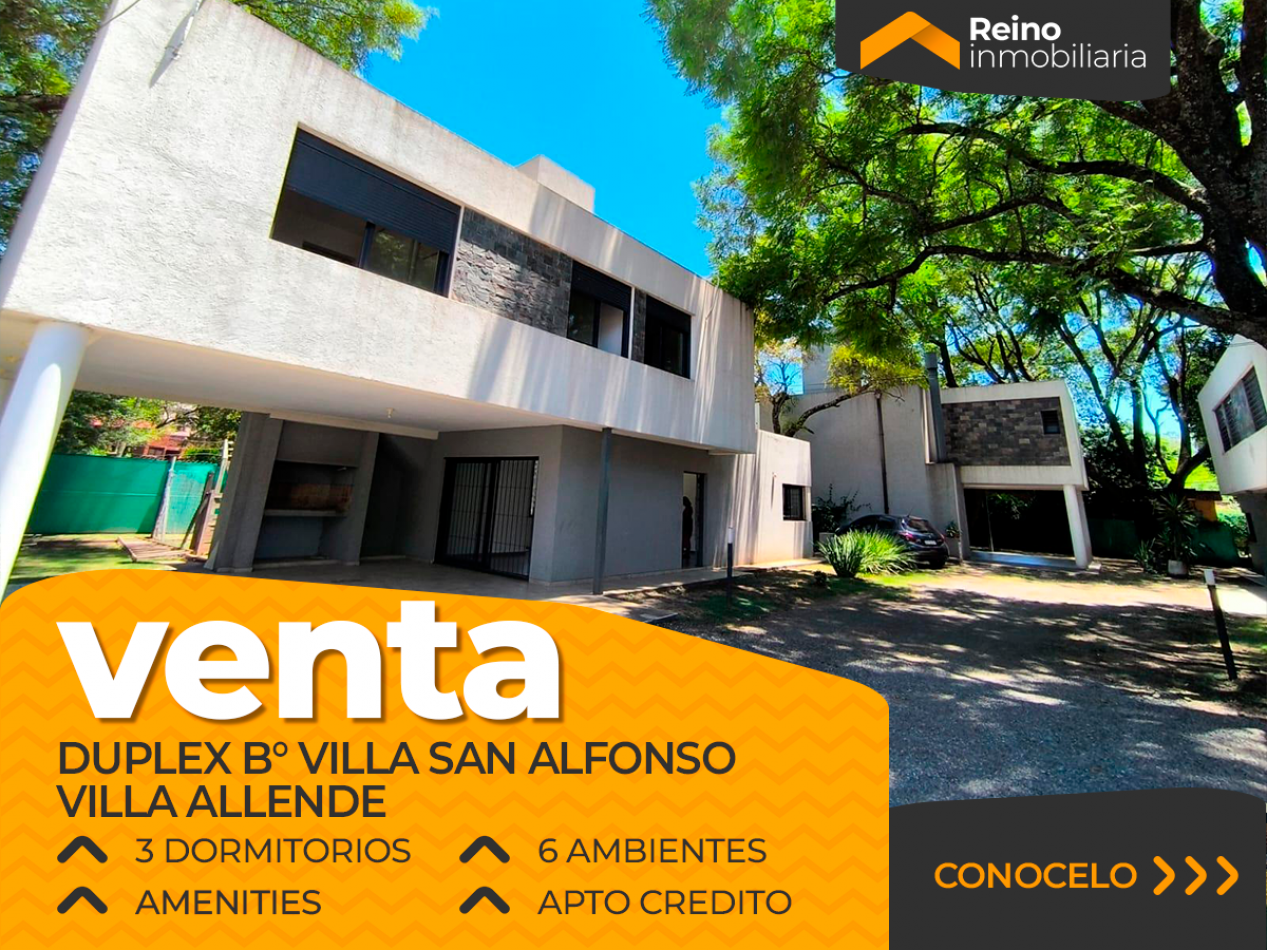 HERMOSA CASA EN HOUSING B° VILLA SAN ALFONSO - VILLA ALLENDE - 3 DORMITORIOS