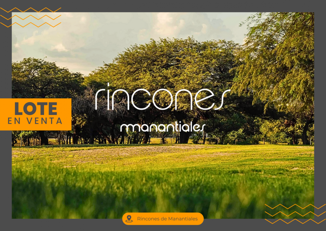 LOTE EN VENTA RINCONES DE MANANTIALES APTOS DUPLEX SEGURIDAD 24HS