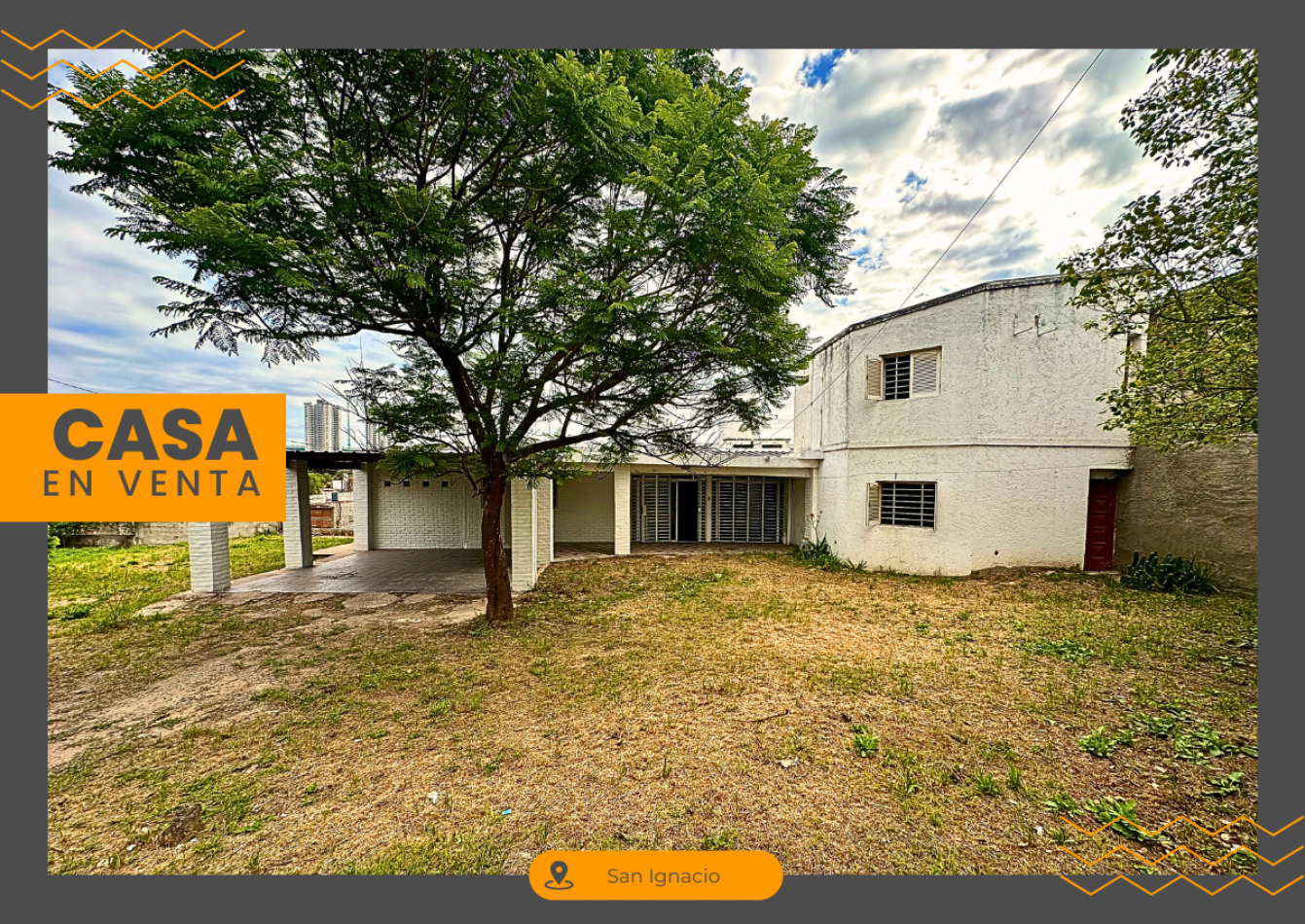 CASA EN VENTA BARRIO SAN IGNACIO 3 DORMITORIOS 2 BAÑOS OFICINA PRIVADA