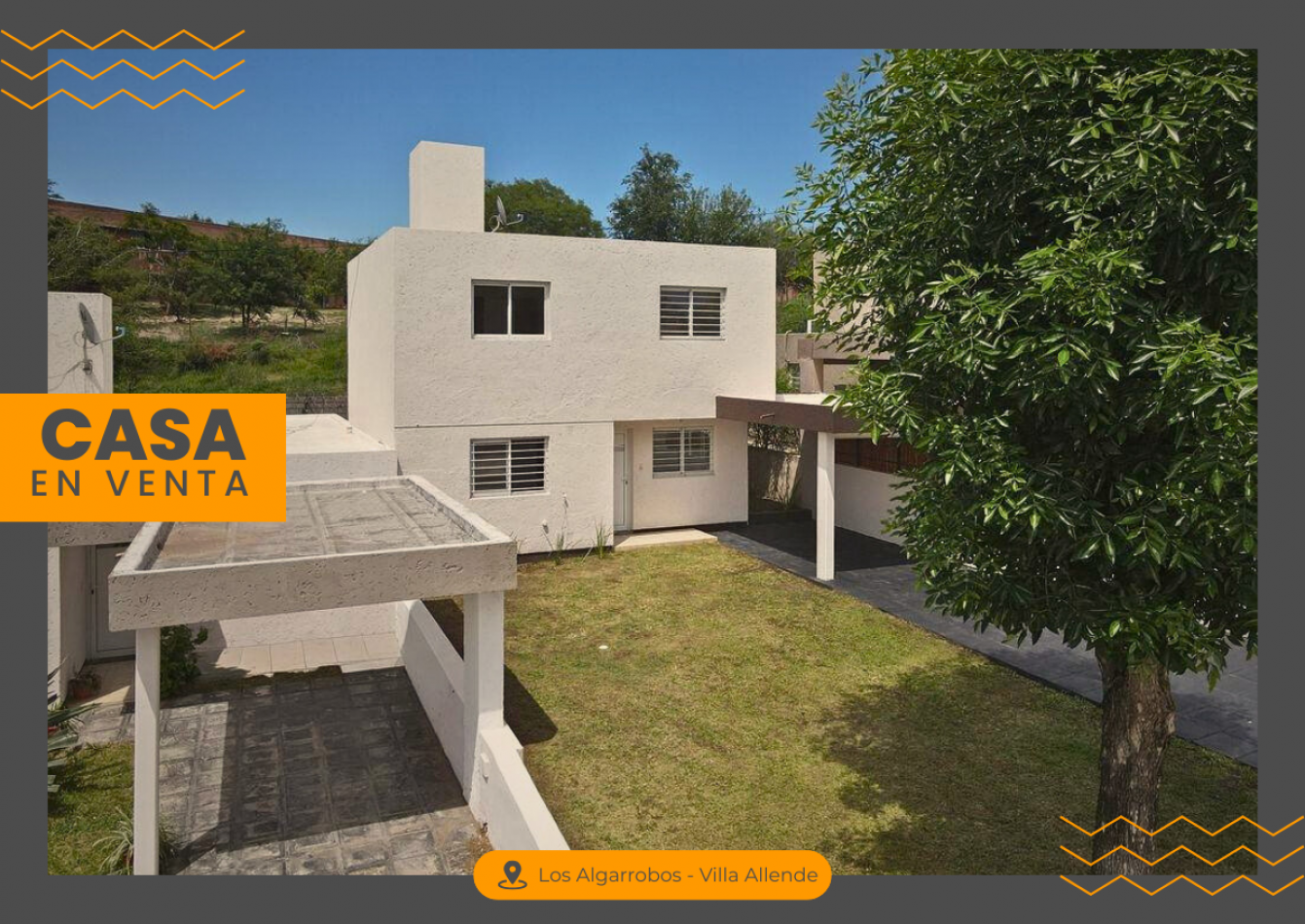 Casa en venta en complejo cerrado Los Algarrobos - Villa Allende | Apto credito