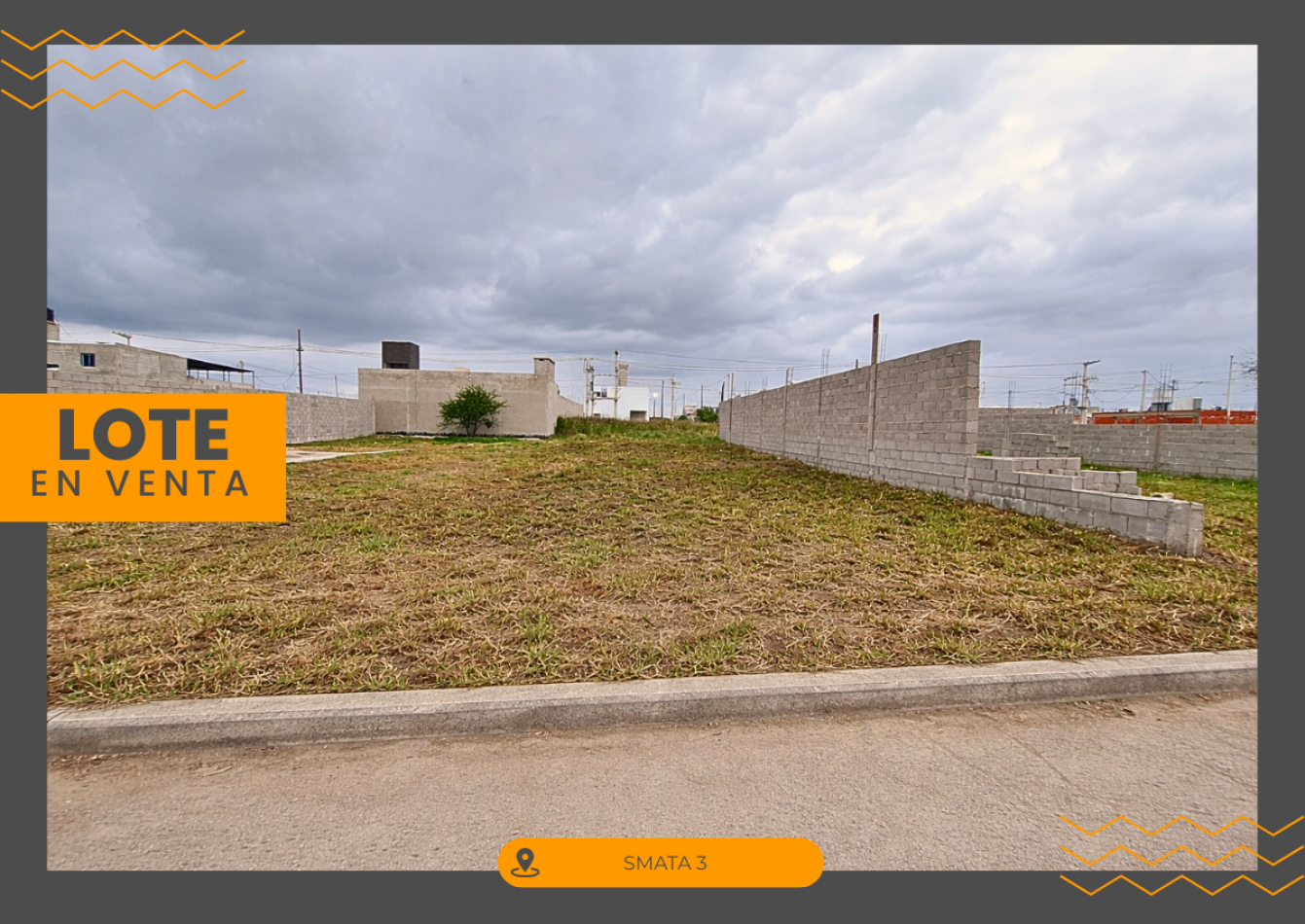 Lote en venta en Barrio SMATA 3 - 250 m² - Zona Sur