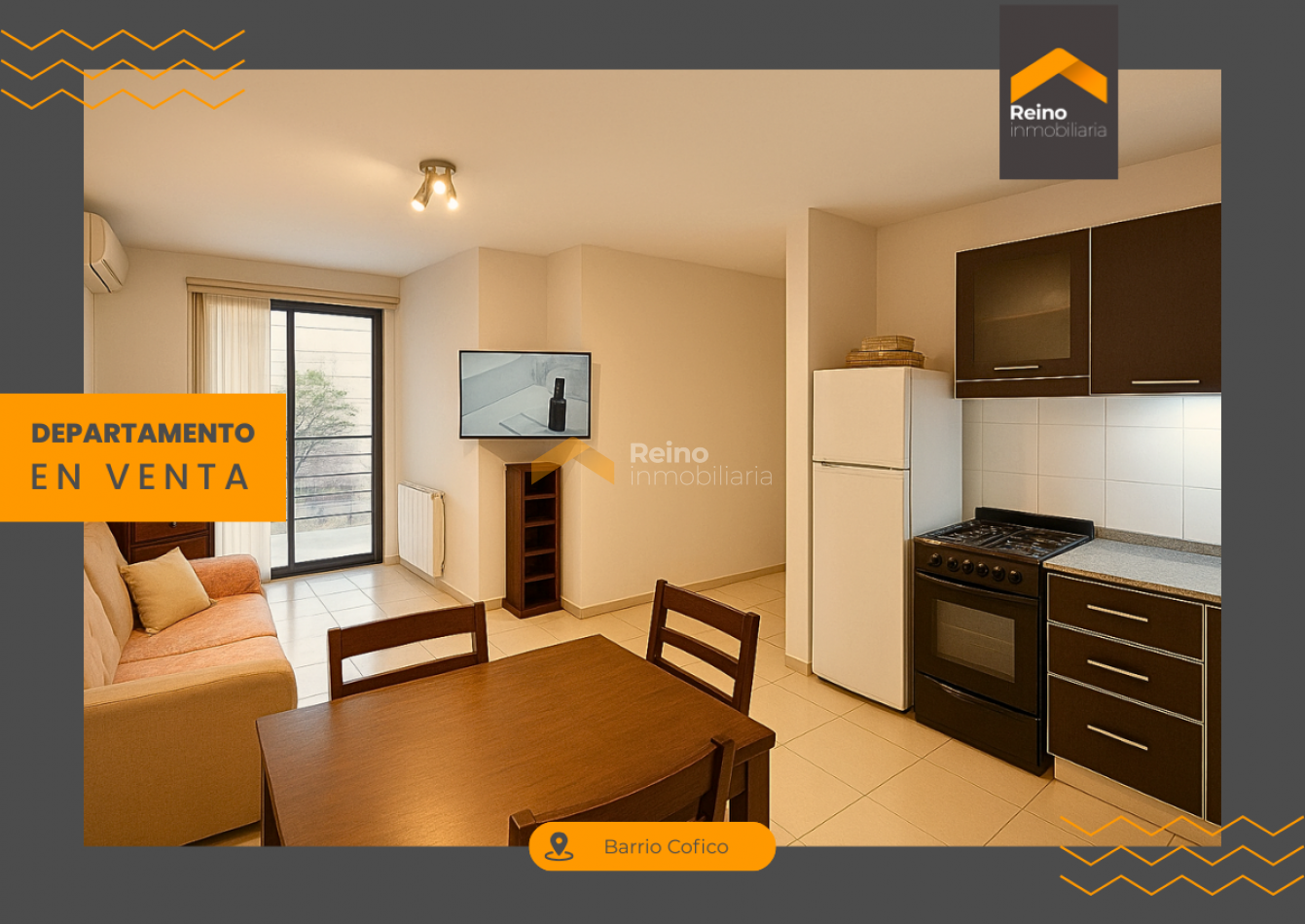 VENTA DEPARTAMENTO EN COFICO 2 DORMITORIOS PATIO Y ASADOR APTO CREDITO