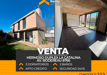 ESPECTACULAR DUPLEX BARRIO CERRADO LA CATALINA - 3 DORMITORIOS - 2 BAÑOS - APTO CREDITO