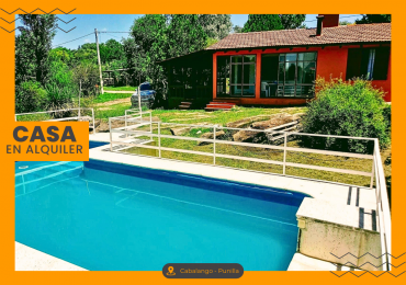 VACACIONES EN LAS SIERRAS DE CORDOBA, EN CABALANGO CON PILETA 2 DORMITORIOS GALERIA