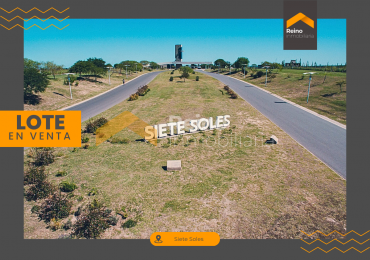 OPORTUNIDAD LOTE EN VENTA EN BARRIO SIETE SOLES 600M2 SEGURIDAD 24HS AMENITIES